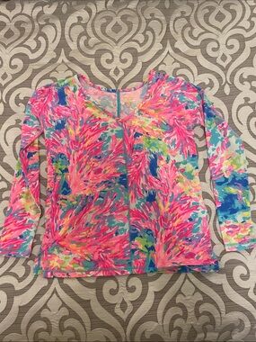 Lilly Pulitzer Luxletic Long Sleeve Top Size XS